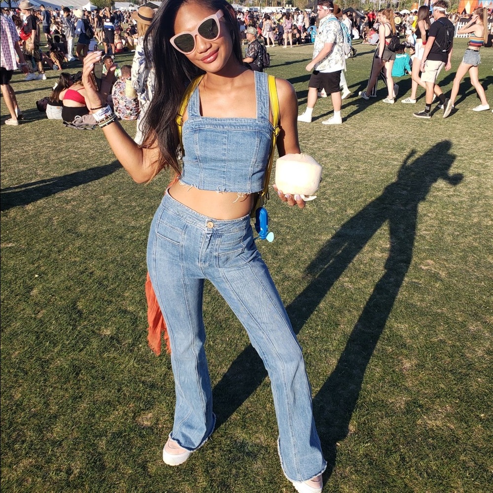 Free People denim set